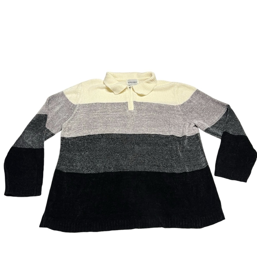 Vintage Alfred Dunner - Women’s Soft Striped Sweater Sz. LG